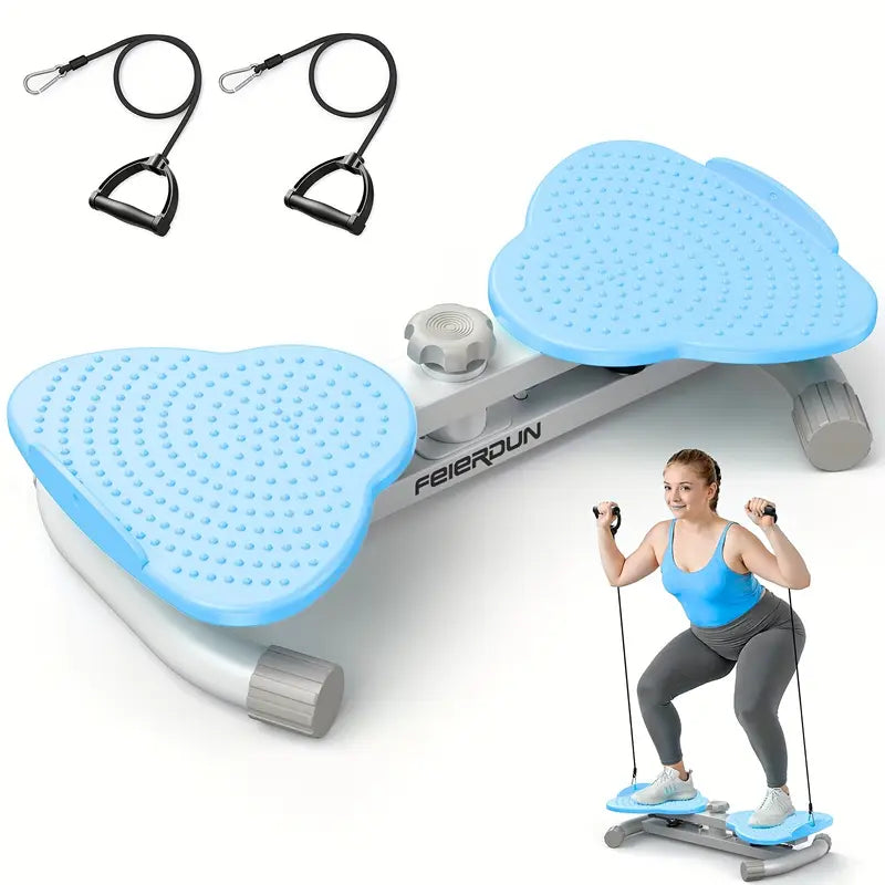 1pc Anti-Slip Twisting Waist Plate With Massage Nodes And Resistance Bands